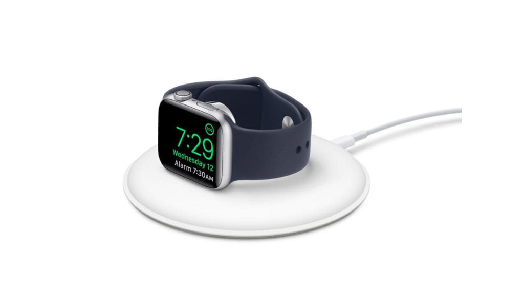 Apple Watch Charging on a Dock