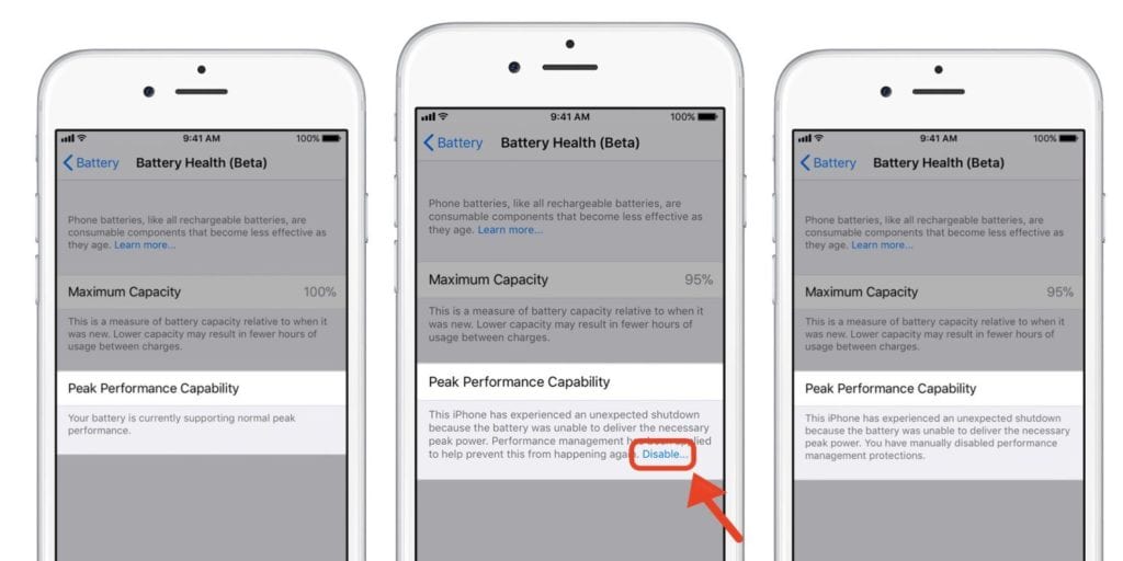 Apple introduced iPhone throttling