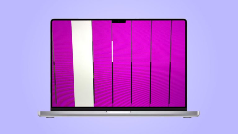 macbook pink screen